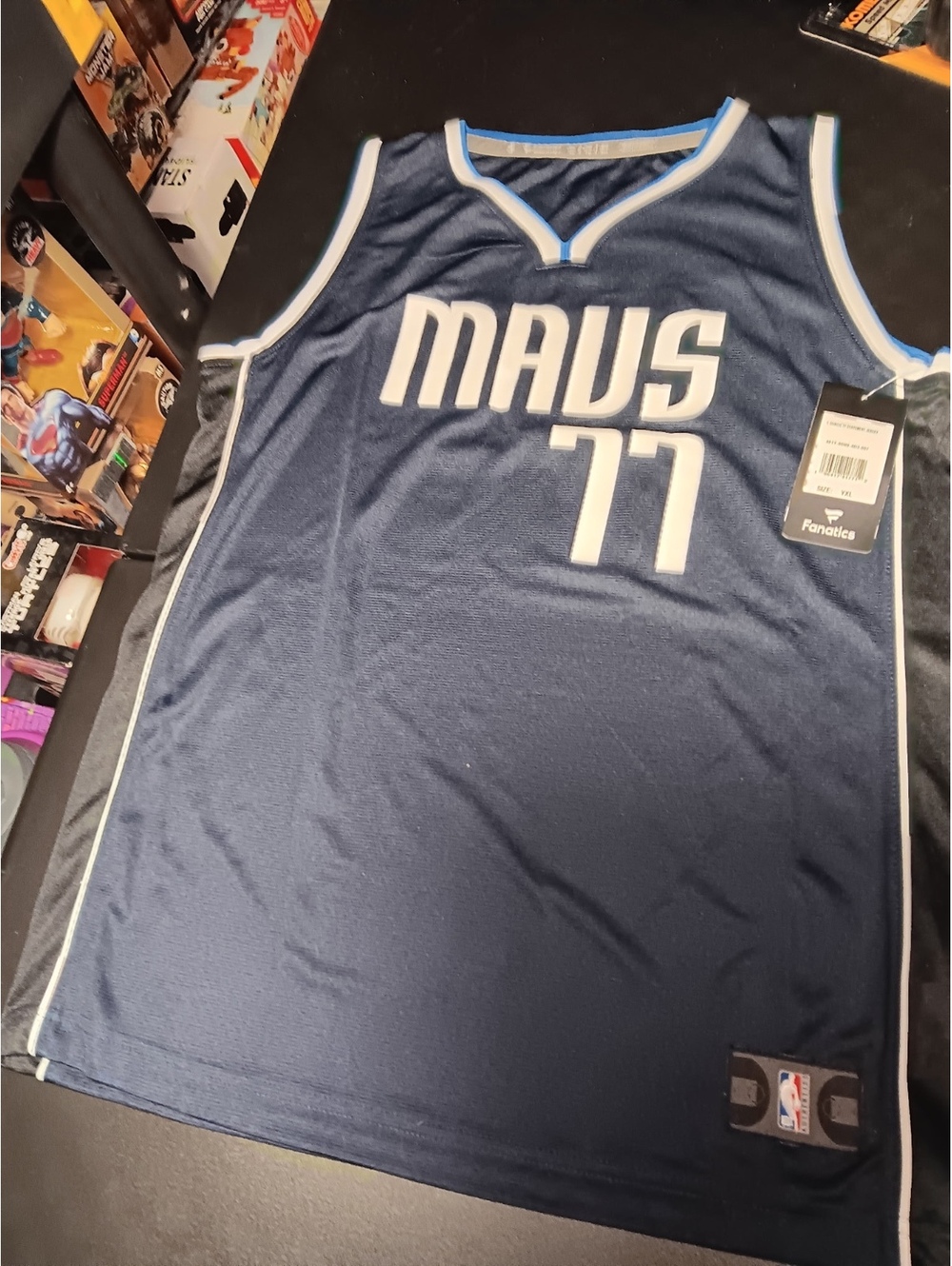 Fanatics Dallas Mavericks Luka Dončić #77 Basketball Jersey Size YXL